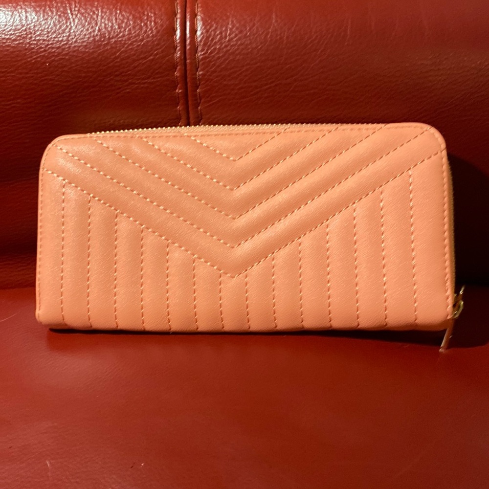 NWOT Coral Wallet